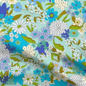 Fabric: Retro Blue
