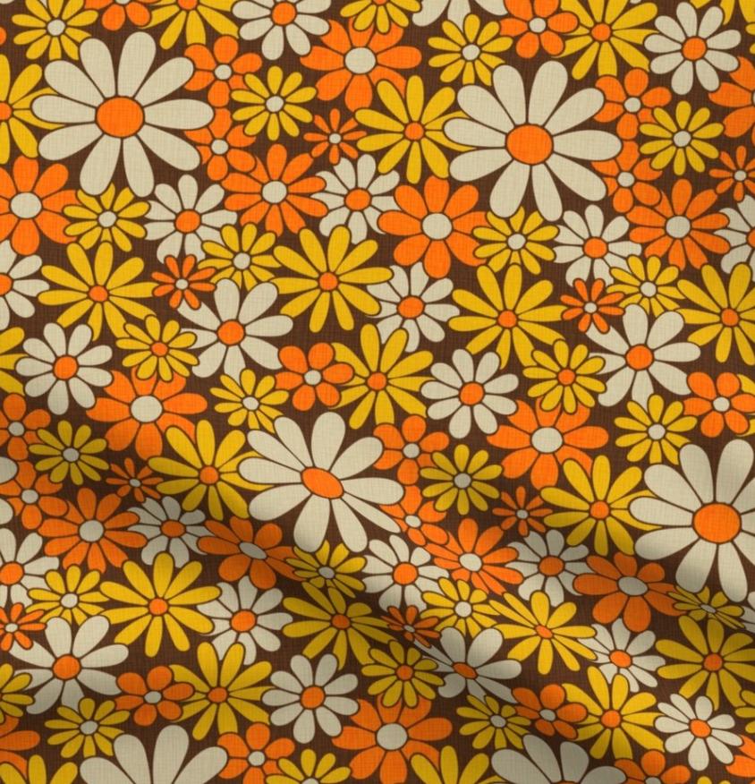 Fabric: Retro Daisy