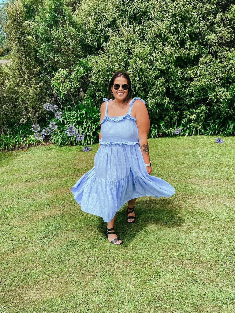 BILLIE DRESS - Cornflower