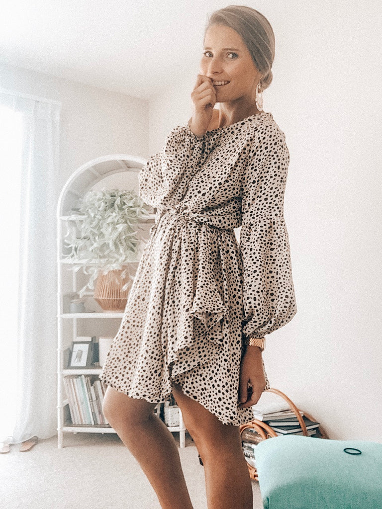 BOBBIE DRESS SHORTIE - Spotted