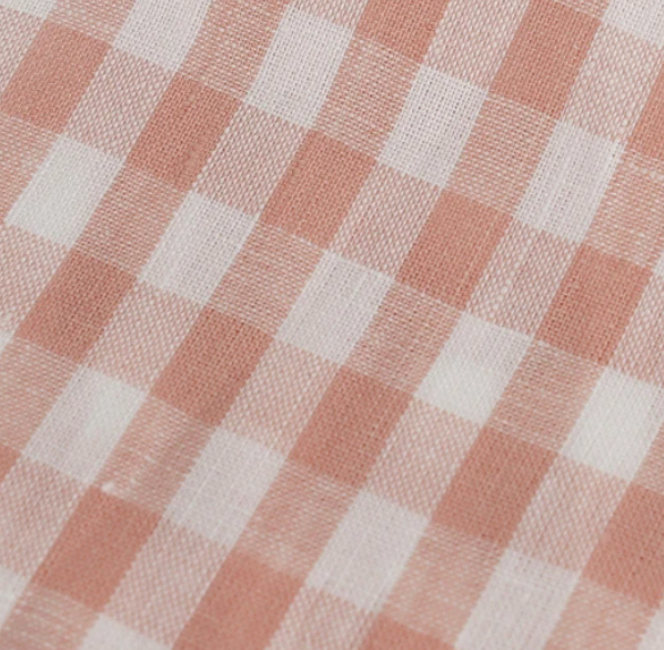 Fabric: Linen Blush Gingham
