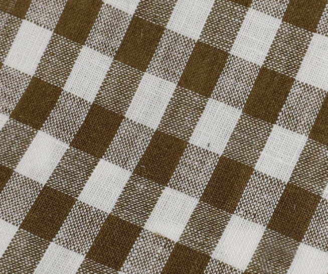 Fabric: Linen Olive Gingham