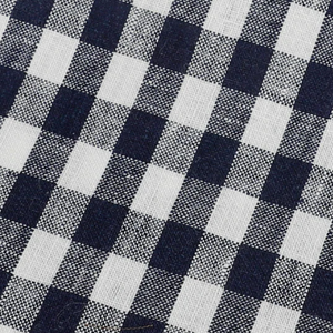 Fabric: Linen Navy Gingham