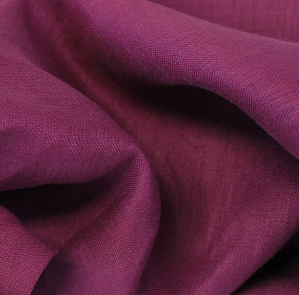 Fabric: Linen Berry