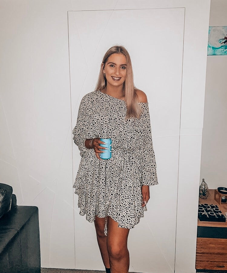 BOBBIE DRESS SHORTIE - Spotted