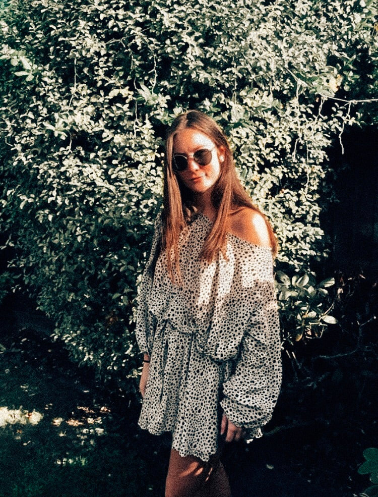 BOBBIE DRESS SHORTIE - Spotted