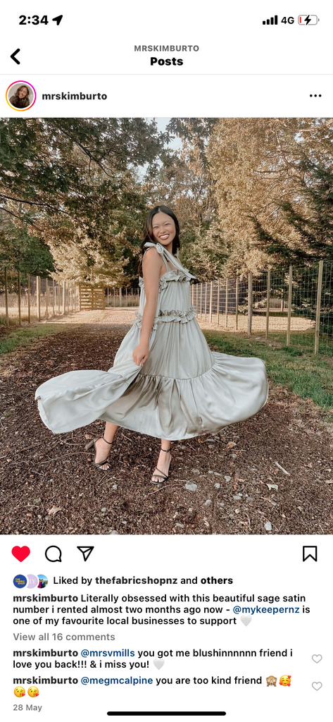 SAGE SATIN WEDDING RENTAL SET